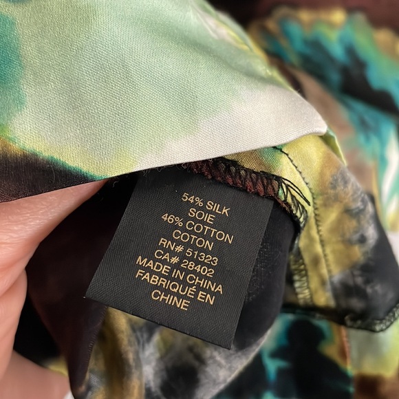 Cynthia Steffe Dress Flowers Green - Picture 11 of 11